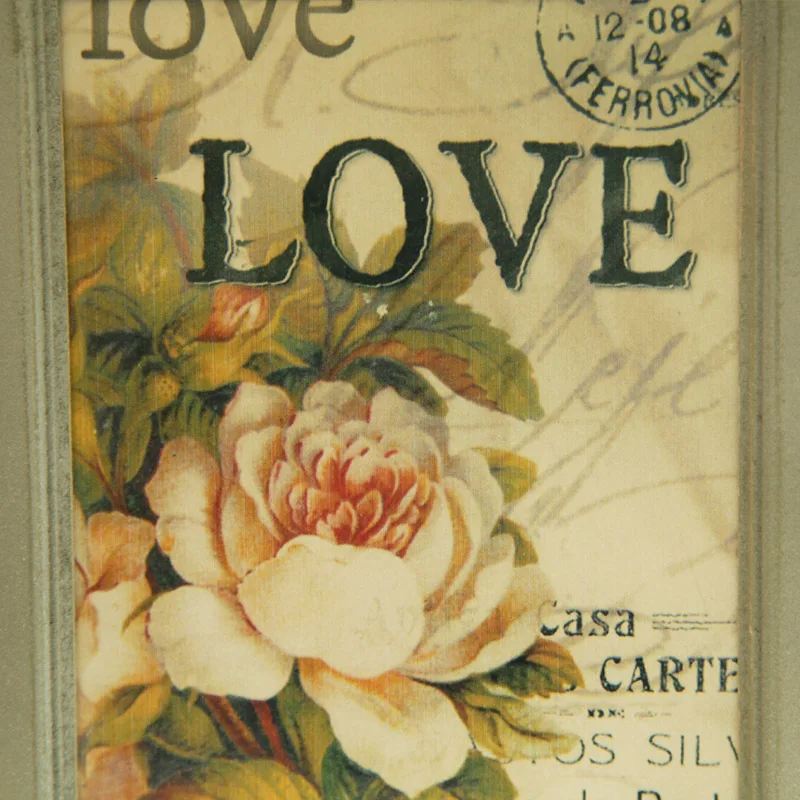 Пасторальная коробка для ключей деревянные творческие настенные украшения в