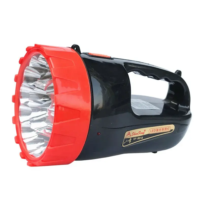 売却 高電力18ピースled懐中電灯現代直接充電緊急トーチ釣りキャンプ充電式輝度懐中電灯