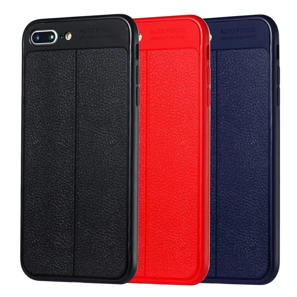 Full Body Phone Cover Front + Rear Coverage for IPhone 7 8 Luxurious 360 Protective Leather Case Plus |