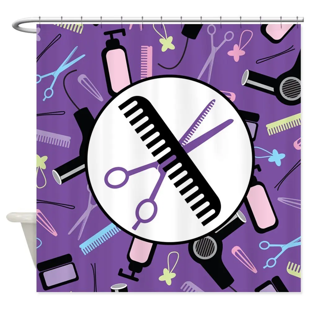 Stylist Парикмахерская занавеска для душа декоративная ткань (69 &quotx 70&quot)|shower curtain|fabric