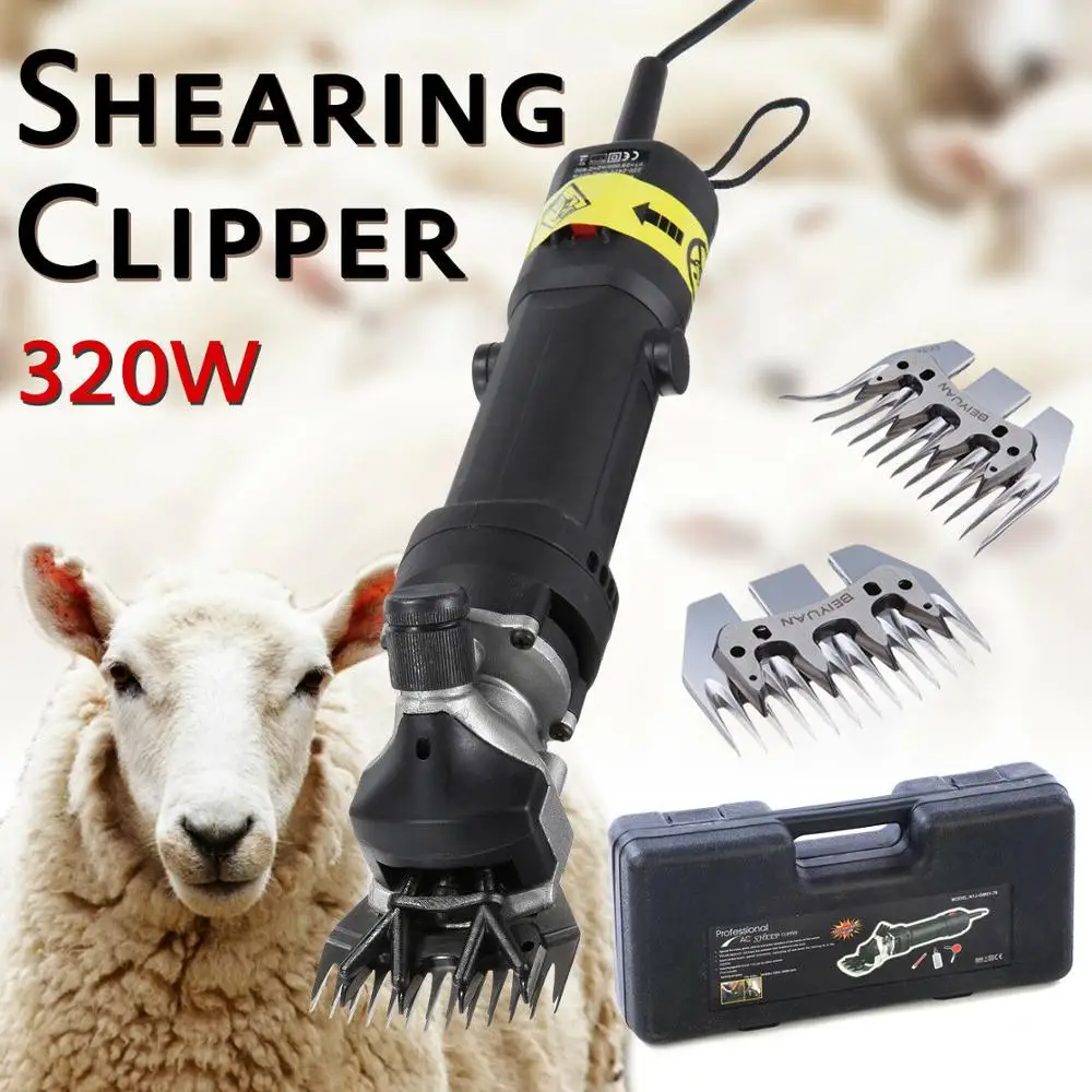 Yonntech 320W Electric Sheep Scissors Shearing Shears Pet Hair Trimming Sheep Goat Horse mountain wool Shaving Clipper Grooming