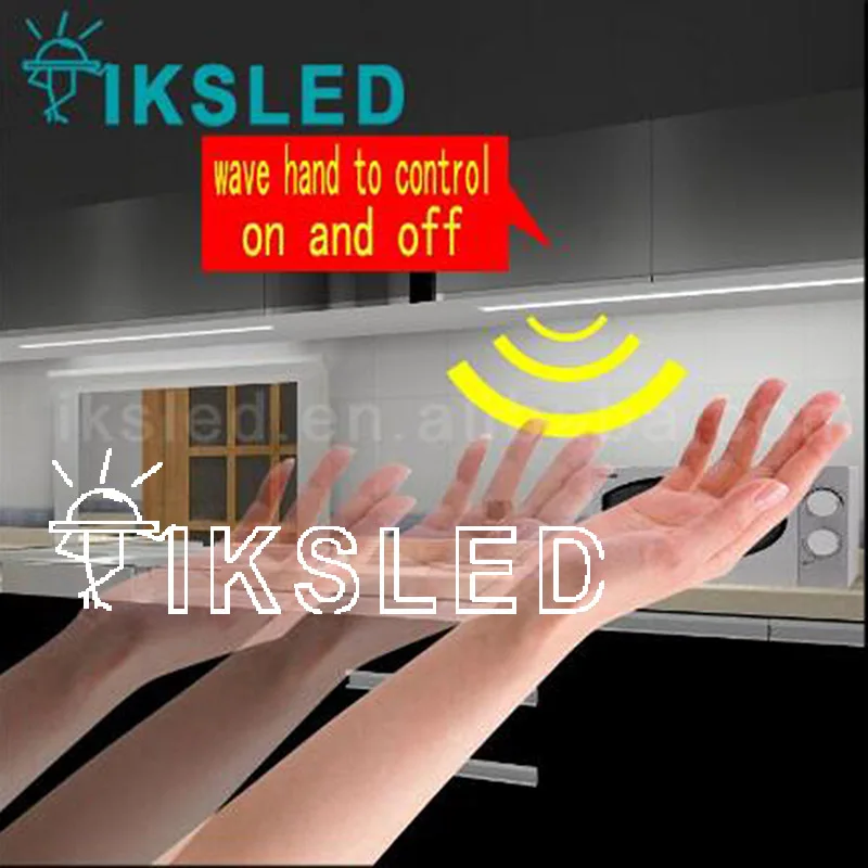 

new function just wave hand to control on off IR sensor strip LED Bar Lights 0.5m LED Bar 5730 Hard Rigid Strip Light Aluminum