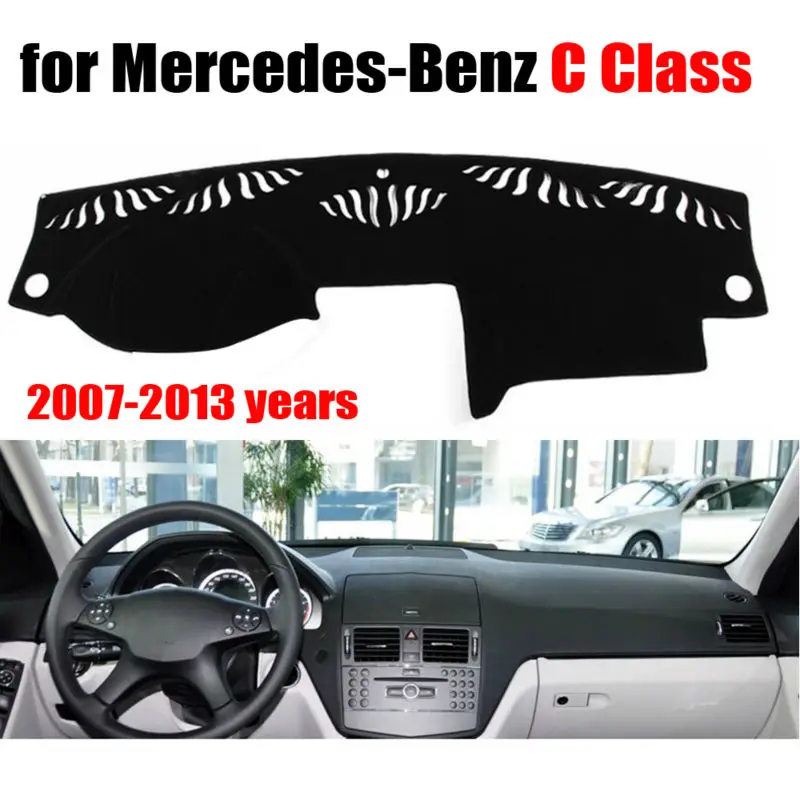 RKAC Приборная панель автомобиля охватывает коврик для Mercedes Benz C Class 2007 2013 лет