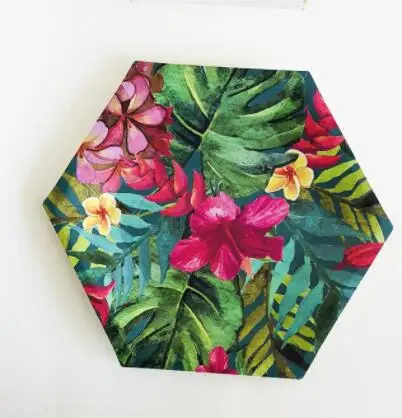 8inch Floral 8pcs Вечерние одноразовые столовые приборы в стиле джунглей, 8 шт., бумажные тарелки с тематикой джунглей, украшения на день рождения, принадлежности для детского душа - Цвет: 8inch Floral 8pcs