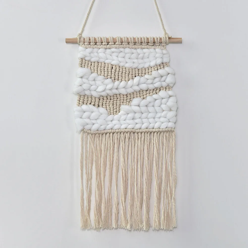 100% Подвески ручной работы из натуральной толстой хлопчатобумажной пряжи