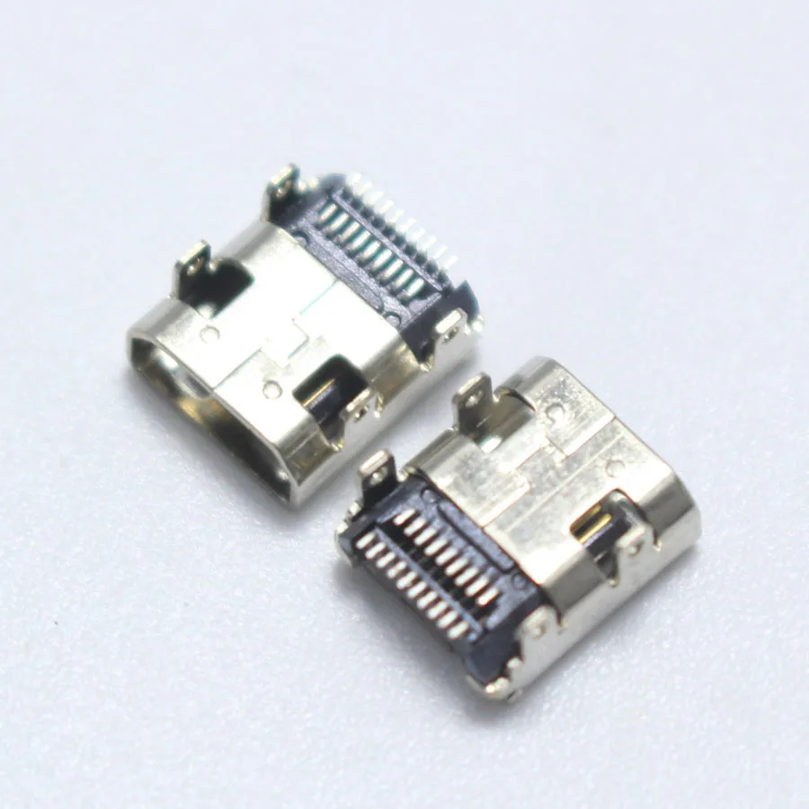 1 шт. 19Pin SMD разъем Micro HDMI с 4 фотовспышками Женский Разъем HD видеоразъем для