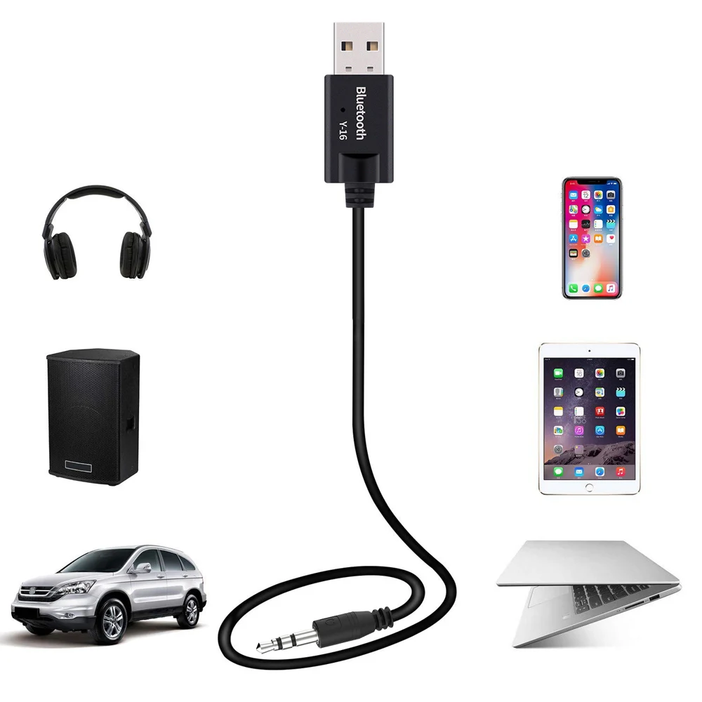 Беспроводной автомобильный Bluetooth приемник 3 5 мм интегрированный 4 0 Мини адаптер