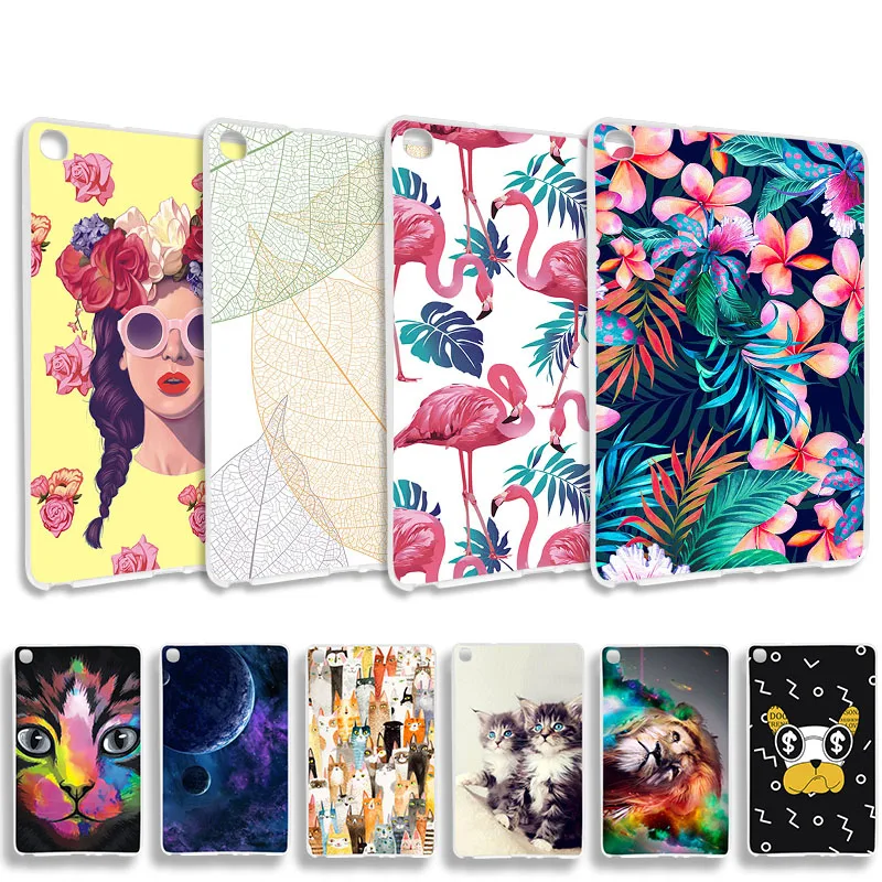Окрашенные силиконовые чехлы для телефонов Samsung Galaxy Tab A 8 0 2019 SM P200 10 1 T515 S5E T720 T725