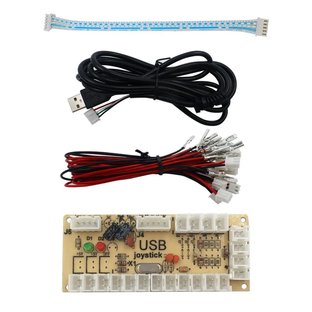 1 проигрыватель Аркада DIY Kit Zero Delay USB контроллер PC Sanwa 5 pinджойстик с типа кнопки для
