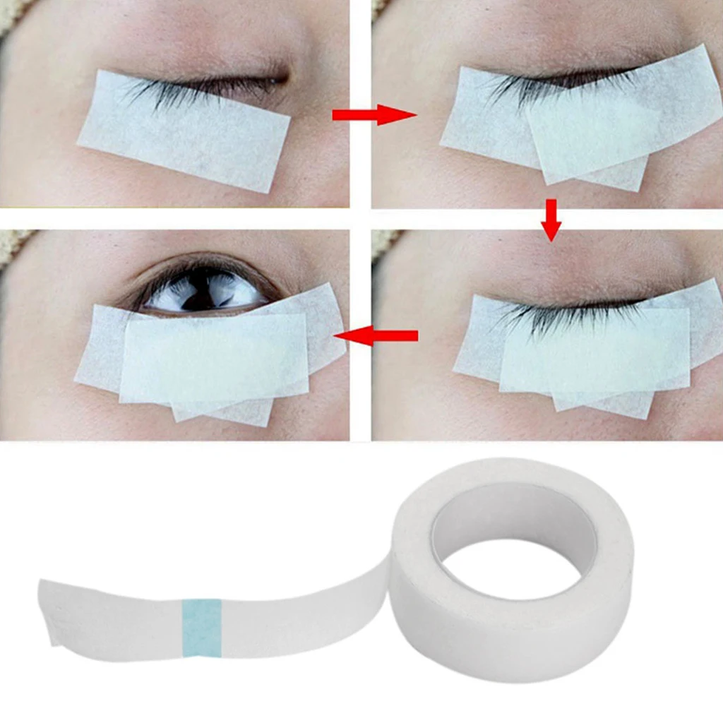 1 шт. рулонная лента для наращивания ресниц белая клейкая | Красота и здоровье