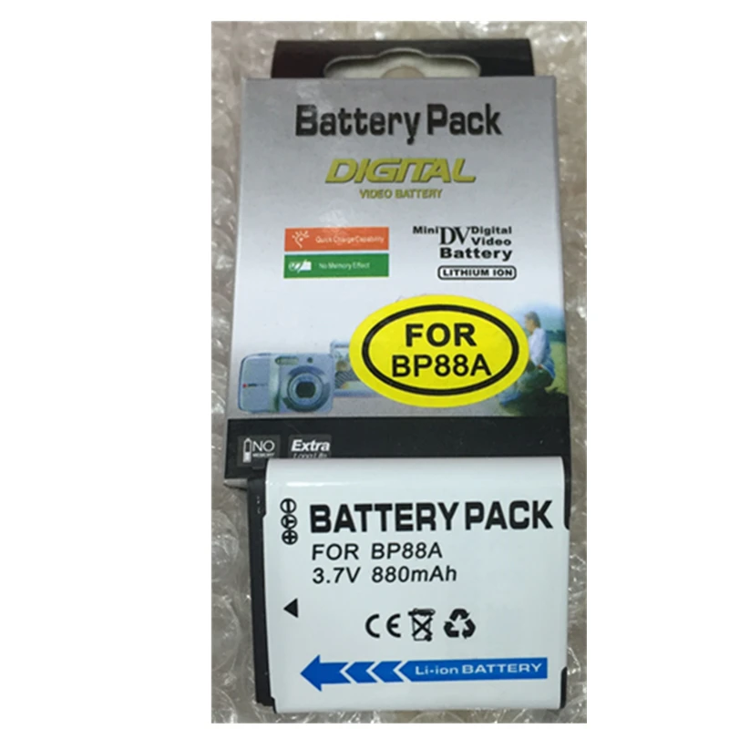 Литиевые батареи BP 88A аккумулятор BP88A для цифровой камеры SAMSUNG DV200 DV300 DV300F|camera battery