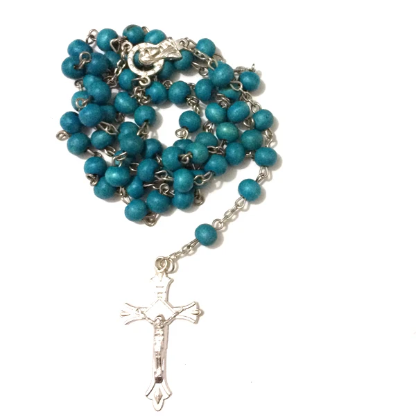 Оптовая продажа 12 шт./лот разноцветные черные деревянные бусины Четки Ожерелье