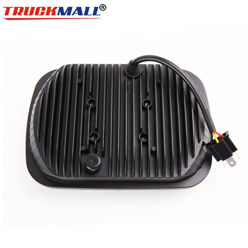 H4 Plug and Play 5x7 6x7 дюймов светодиодный 12 В 24 в морской Светодиодный луч фары для