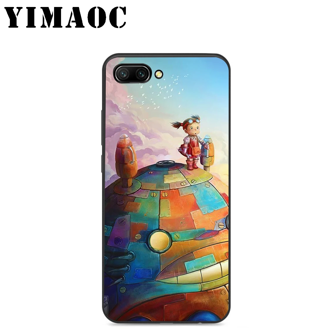 YIMAOC My Neighbor Totoro Anime Silicone Case For Huawei Honor Mate 10 P20 P10 P9 P8 P Smart Y6 6A 7A 7X 7C Lite Pro 2017 2018 |