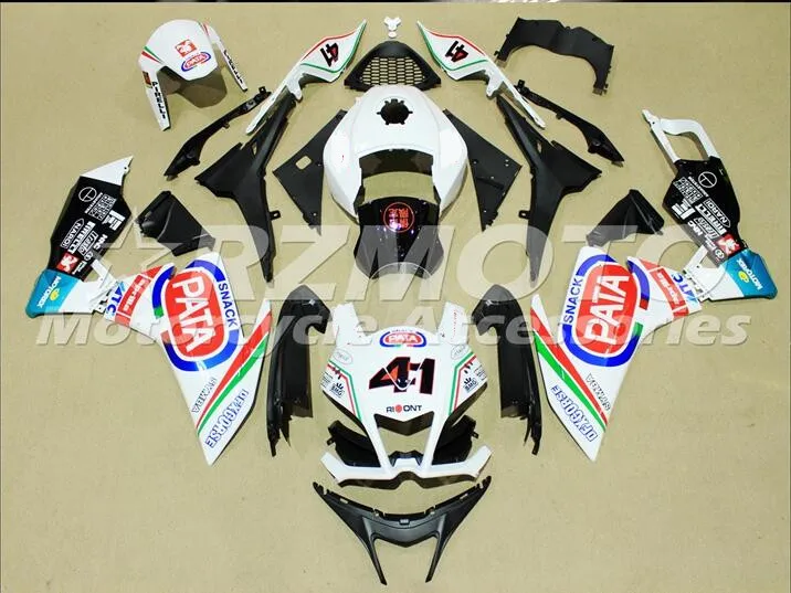 

New ABS motorcycle Fairing For Aprilia RS4 50/125 2011 2012 2013 2014 2015 RS4 50/125 1112 13 15 Injection Bodywor White V23