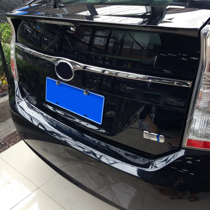 Крышка багажника из нержавеющей стали хромированные молдинги для Toyota Prius ZVW30 2010