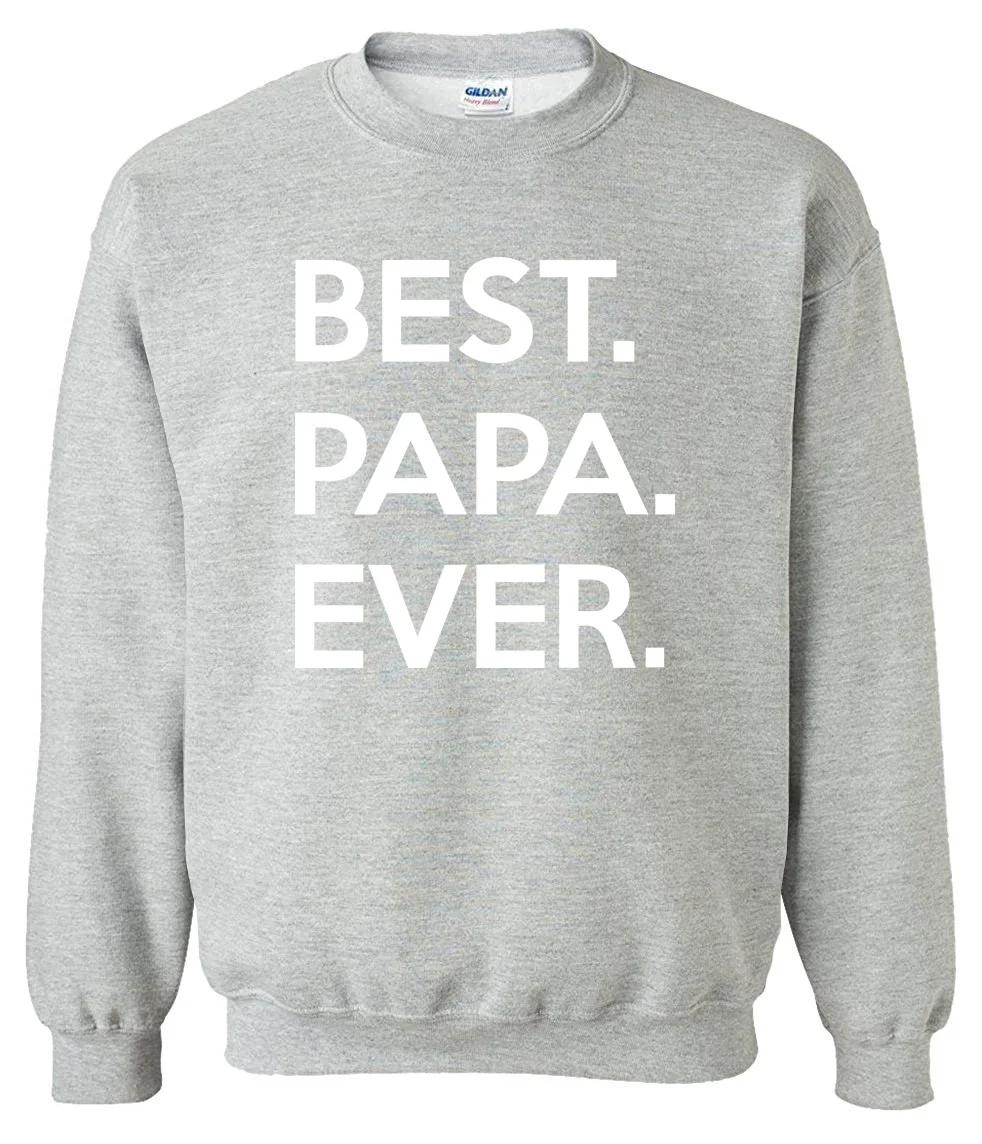 Модная мужская Спортивная Толстовка PAPA EVER 2019 флисовая Повседневная с круглым