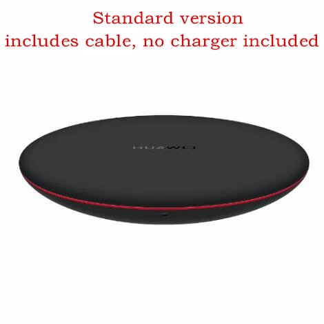 black Оригинальное Беспроводное зарядное устройство huawei 15 Вт(макс.) версия быстрой зарядки type-C Qi умное быстрое зарядное устройство для huawei mate 20 Pro mate 20 RS - Цвет: black