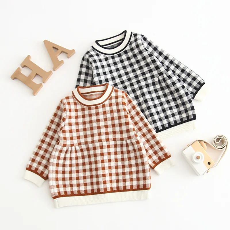 Весна-Осень 2019 трикотаж принцессы с длинными рукавами для маленьких детей