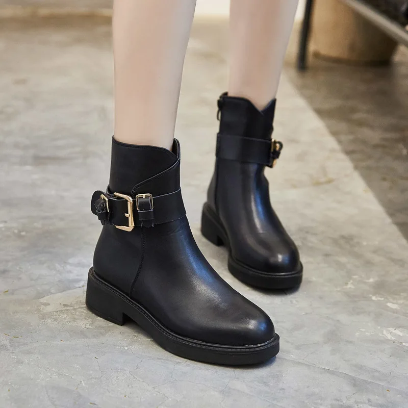 Botas mujer 2019 повседневная обувь женские Ботинки Martin ретро модный бренд Женская из