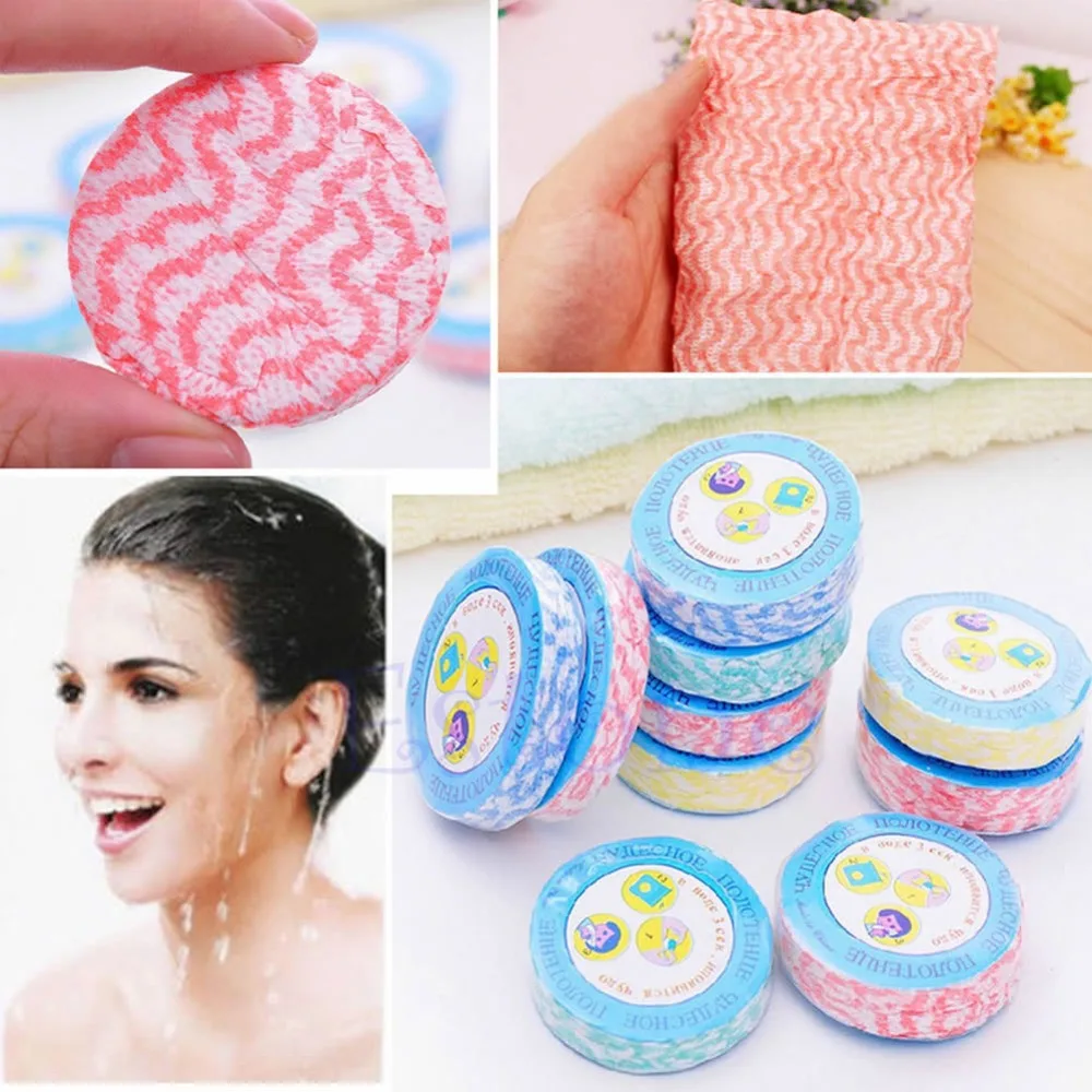 

1/5/10pc Magic compressed Bath Face Travel Reusable Towels Washcloths Disposable