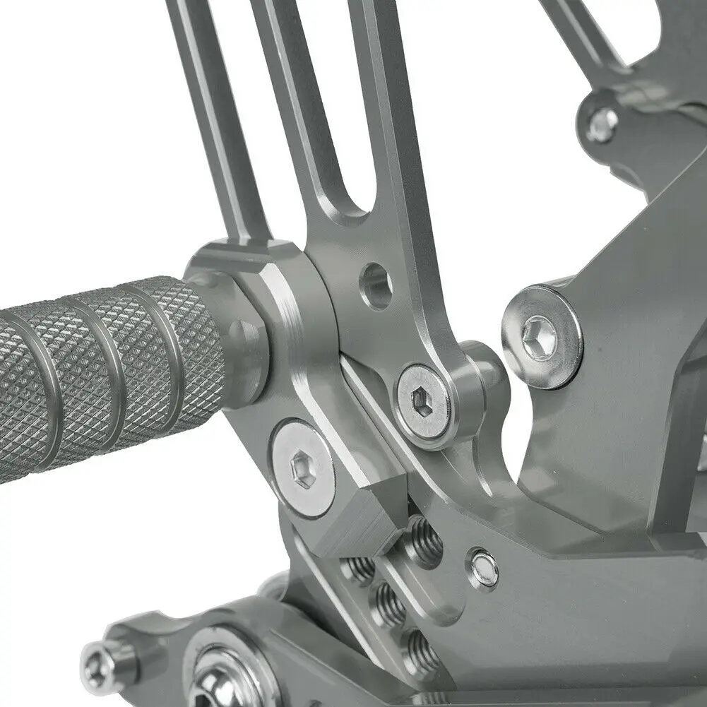 CNC регулируемые Подножки Rearset педали задние наборы колышки для Kawasaki Ninja 400 Ninja 250- аксессуары для мотоциклов