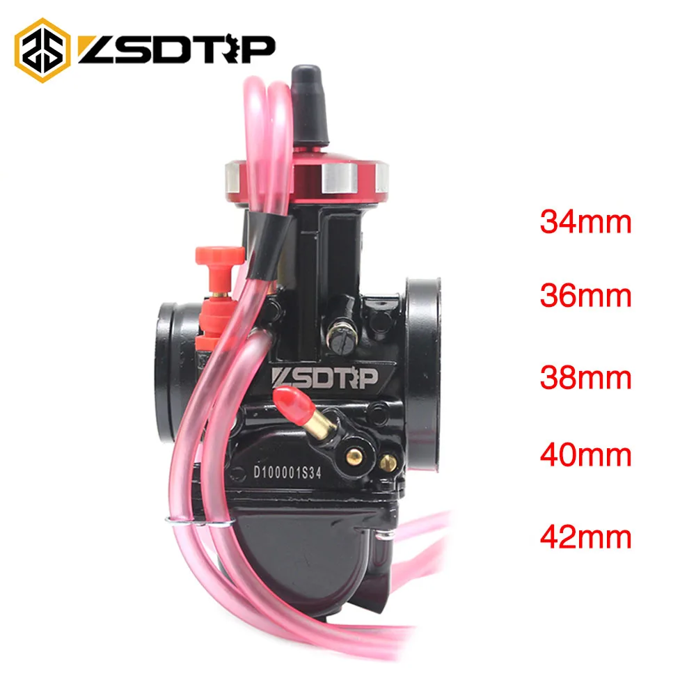 Карбюратор ZSDTRP PWK 34 36 38 40 42 мм для мотоцикла карбюратор мотовездехода UTV мотора