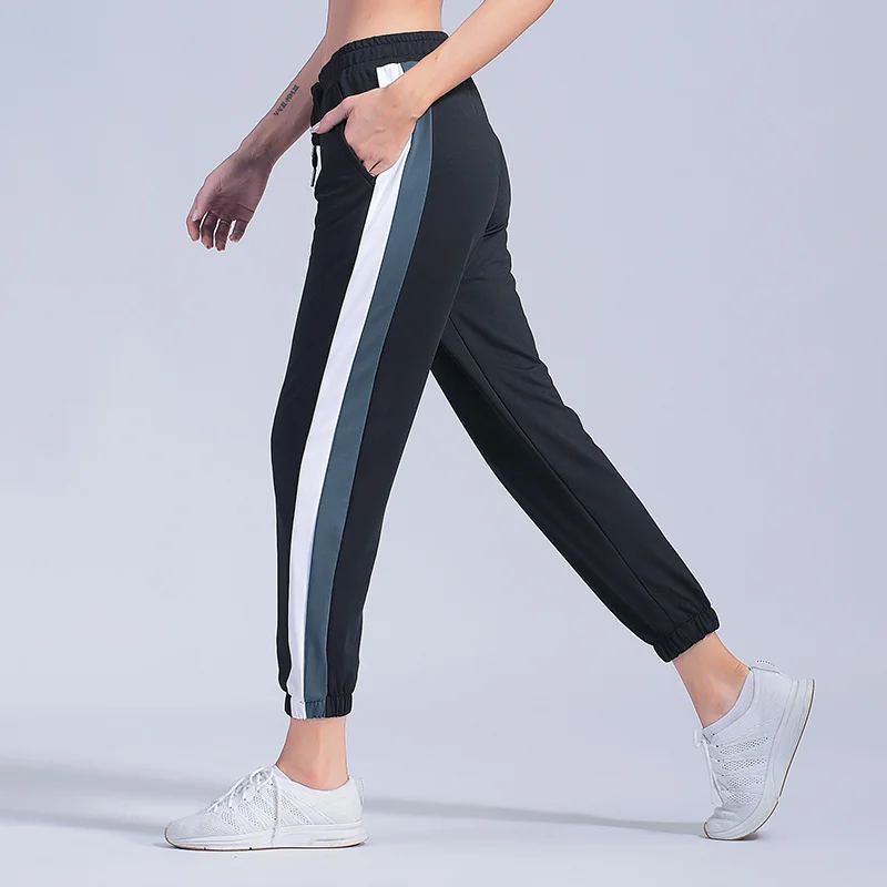 Новые спортивные брюки тонкие весна лето свободные женские штаны для йоги