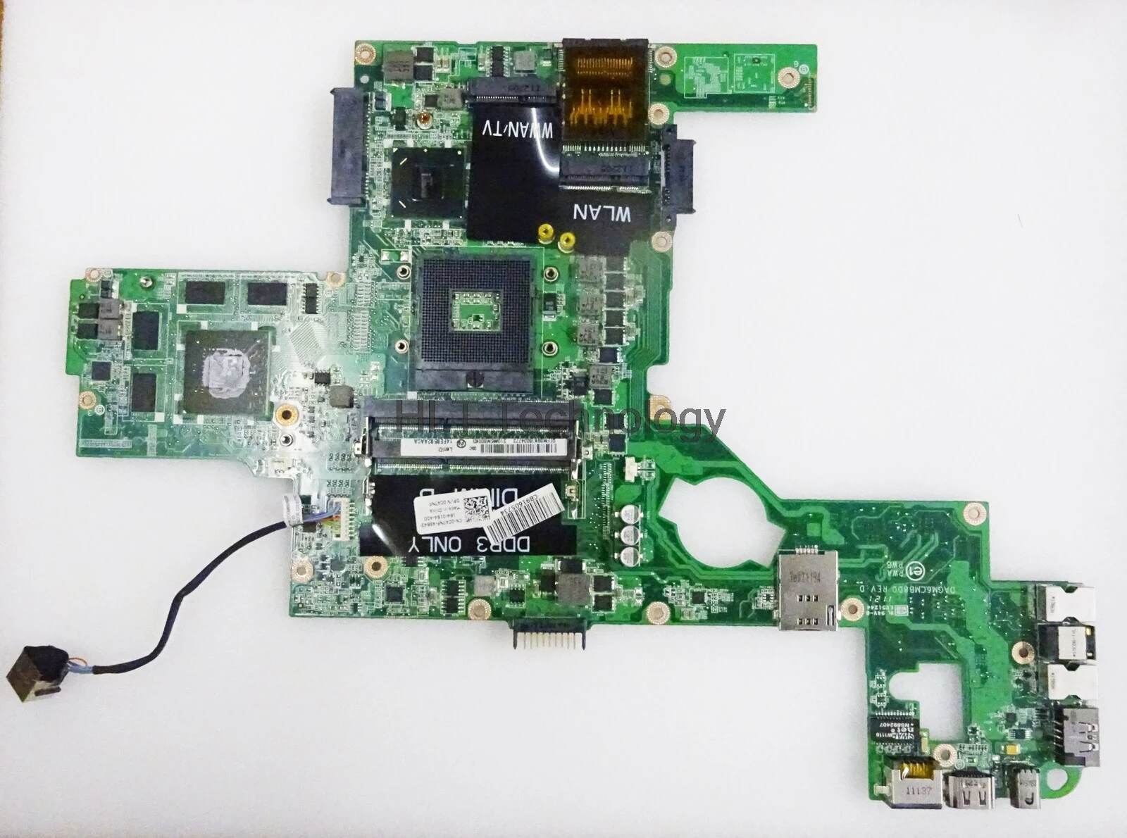 HOLYTME материнская плата для ноутбука DELL XPS L502X CN 0C47NF GT525M 1 ГБ GPU C47NF DAGM6CMB8D0 HM67 DDR3 100%