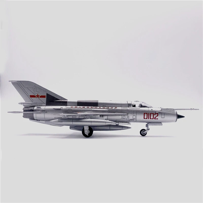 Редкое Специальное предложение 1/72 Китай ВВС J7(серия MiG 21) модель истребителя Коллекционная модель сплава