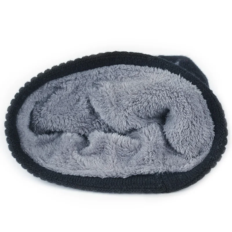 Теплая зимняя шапка Skullies Beanies шапки зимние для мужчин и женщин шерстяной шарф