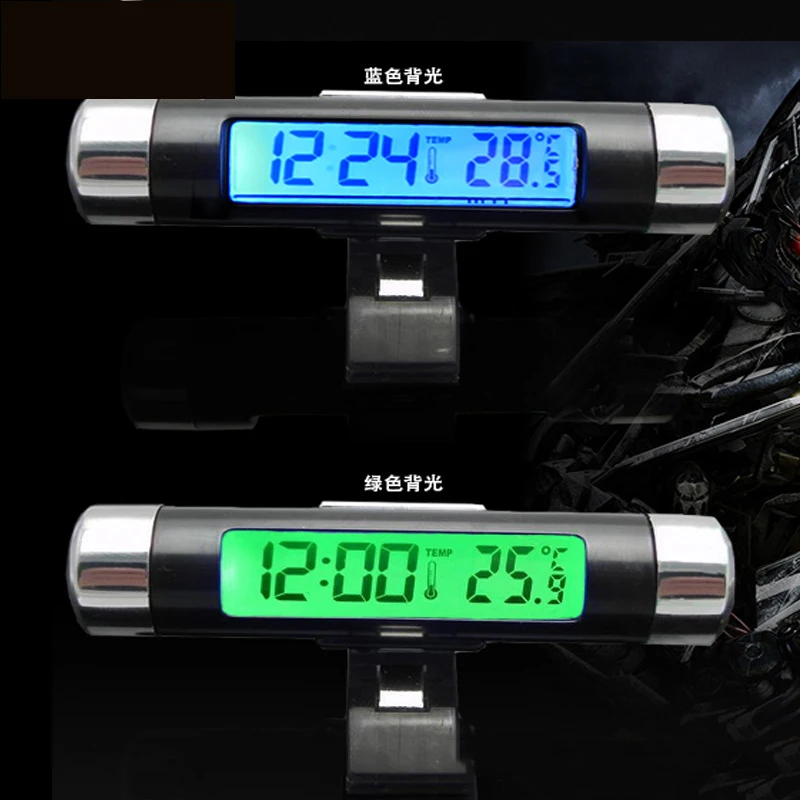 Электронные часы для автомобиля светящиеся электронные термометр автомобильные