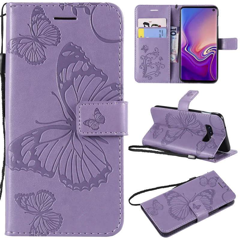 Чехол бумажник с откидной крышкой для samsung Galaxy Note 8 9 S10 S9 S8 Plus S7 S6 Edge A30 A40 A50 A70 A20 E M40