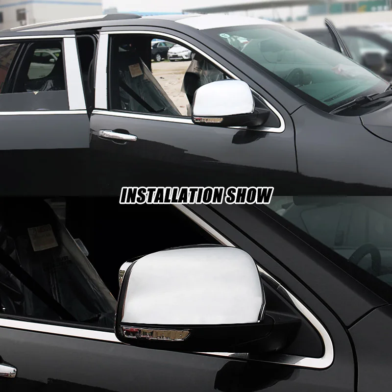 Хромированная накладка на зеркало заднего вида для Jeep Grand Cherokee 2011 2019 2017 2018|view