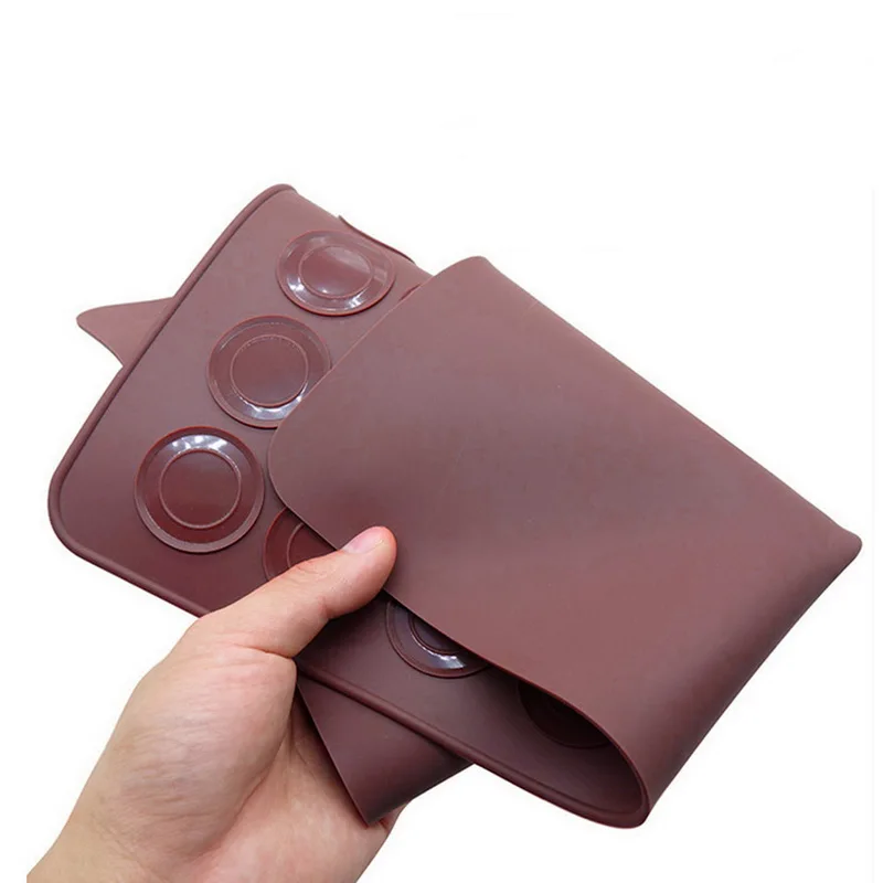 48 полости Силиконовые чехлы в форме печенья прессформы мгновенной проявки Macaroon