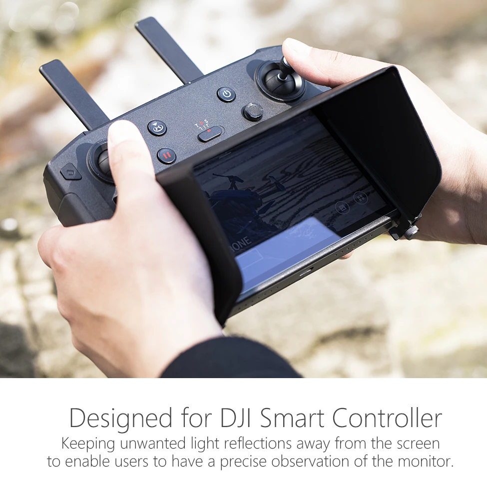 PGYTECH монитор капот для DJI Smart контроллер солнцезащитный козырек для DJI Mavic 2 Pro Дрон пульт дистанционного управления аксессуары