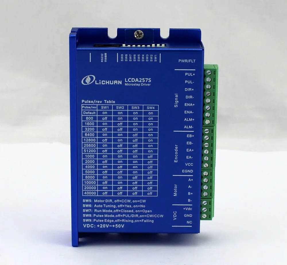 Lichuan 2 Фаза 0.48Nm Nema 17(Национальная ассоциация владельцев электротехнических предприятий) шаговый двигатель замкнутого контура управления LC42H249 шаг сервопривода DC20-50V привод ЧПУ LCDA257S