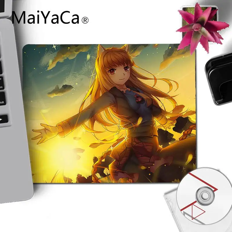 MaiYaCa забавный Spice and Wolf Holo Beauty аниме для девочек геймер игровые коврики коврик мыши