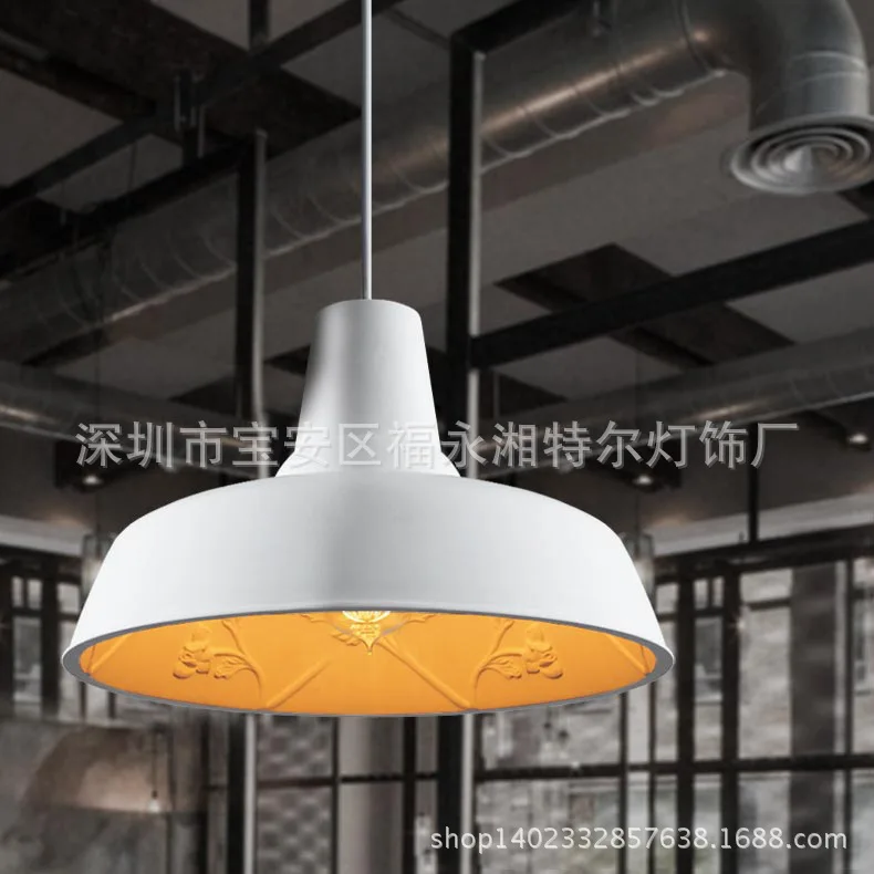 Simple luxury bedroom den creative American restaurant retro aisle plaster chandelier hanging gardens of industrial wind |