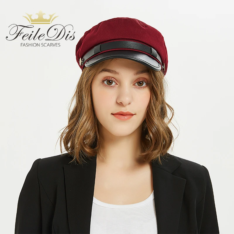 [FEILEDIS] военная шапка женская зимняя шапки для мужчин и женщин армейская Militar