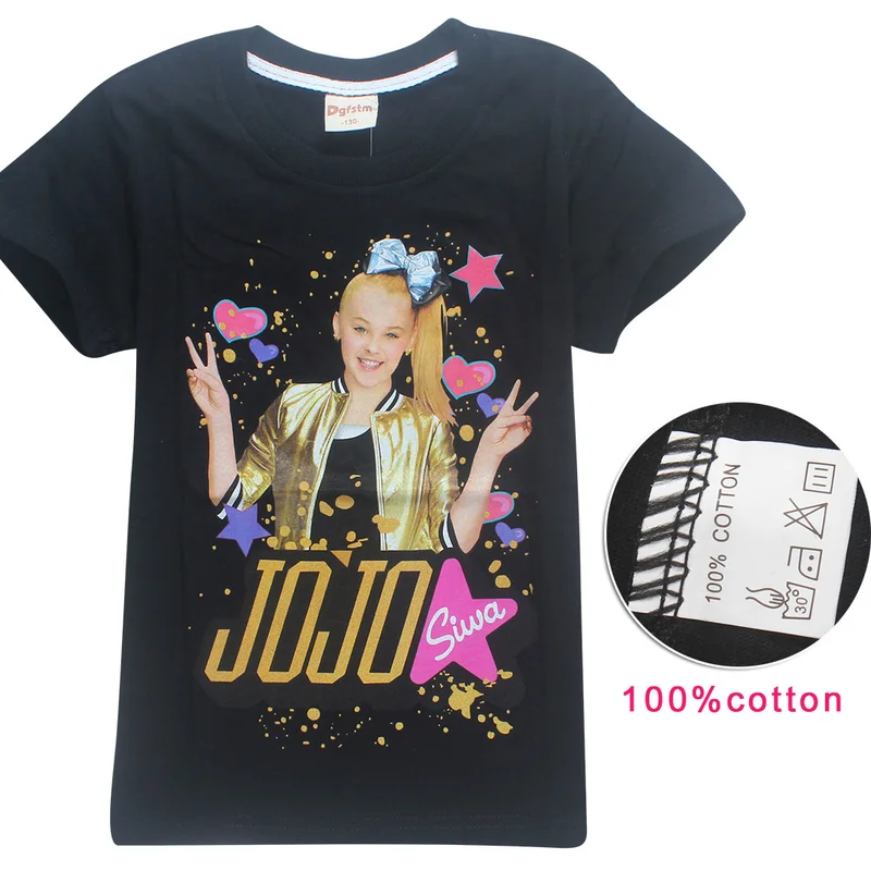 Лидер продаж JoJo siwa Моана тролли футболка из 100% хлопка с короткими рукавами для