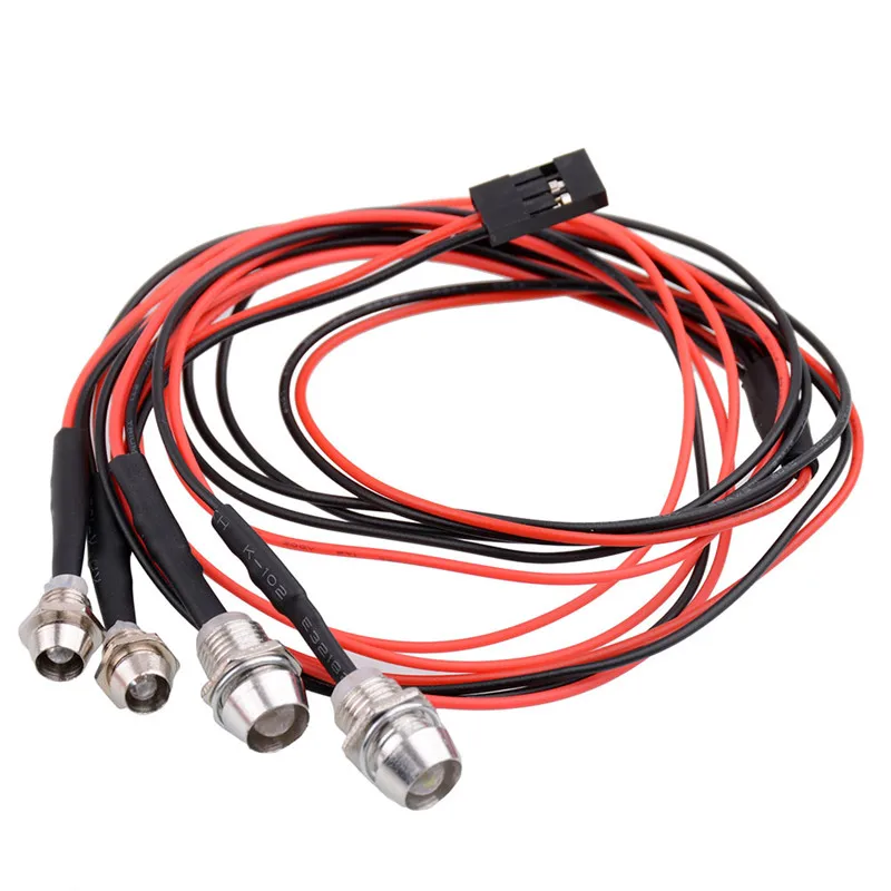 4pcs RC Model Drift Car LED Night 5mm &amp 3mm headlamps headlights Light For | Игрушки и хобби