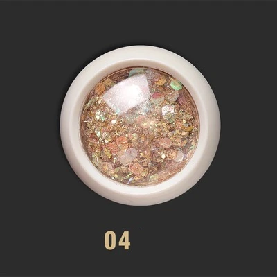 04 2 г Смешанные Лазерные Блестки для ногтей блестки Хамелеон DIY голографический макияж глаз флаки Красочные Блестки для нейл Арта(искусство украшения ногтей - Цвет: 04