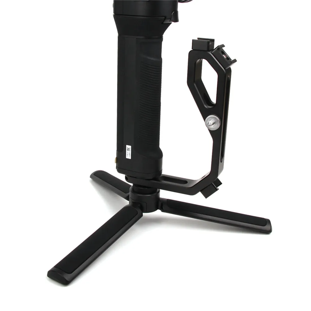 

L shape Mounting Plate for DJI Ronin S Handheld Gimbal Monitor Fill Light Microphone Mount Holder Extension Bracket Accessories