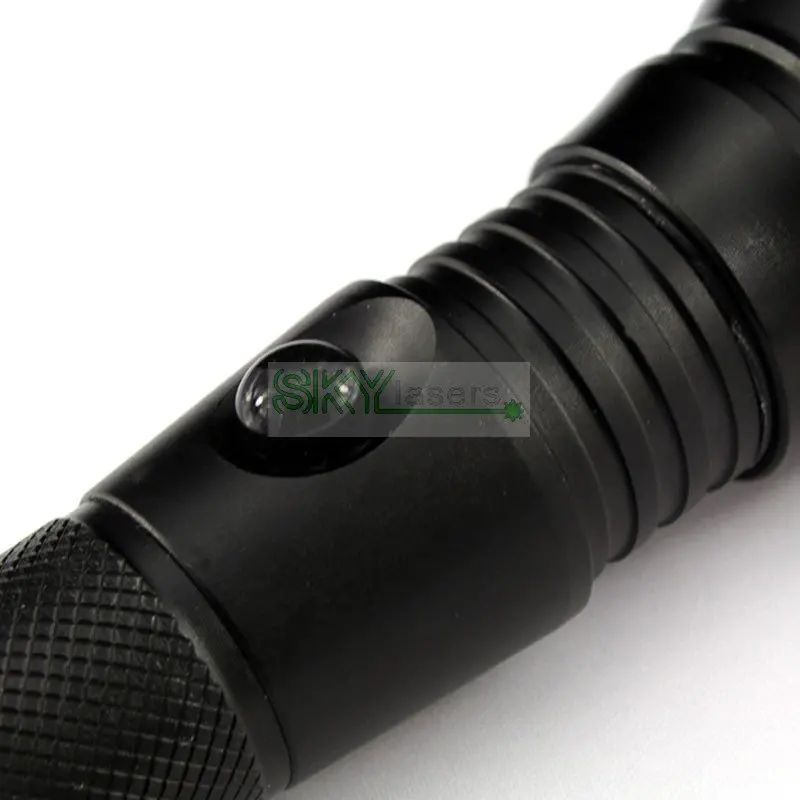 XM L T6 1600LM 7 режимный масштабируемый белый фонарик черный (1x18650/3 x AAA)|xm-l t6|flashlight