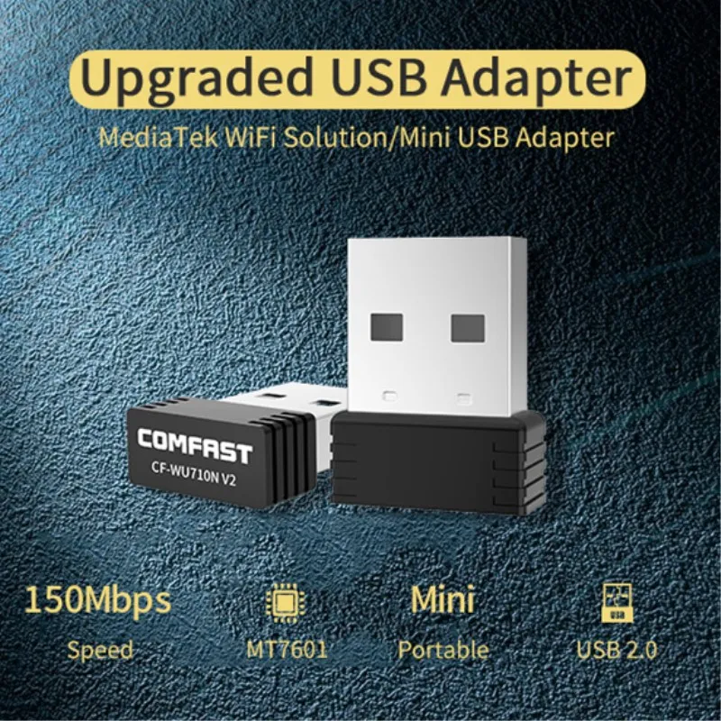 Мини USB WiFi адаптер 150 Мбит/с Внешняя беспроводная сетевая карта usb ethernet wifi приемник