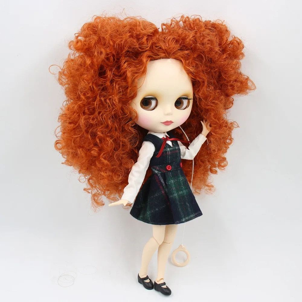 Icy factory шарнирная кукла blyth toy каштановые волосы соединение тела белая кожа BL2231/2237 30 см 1/6