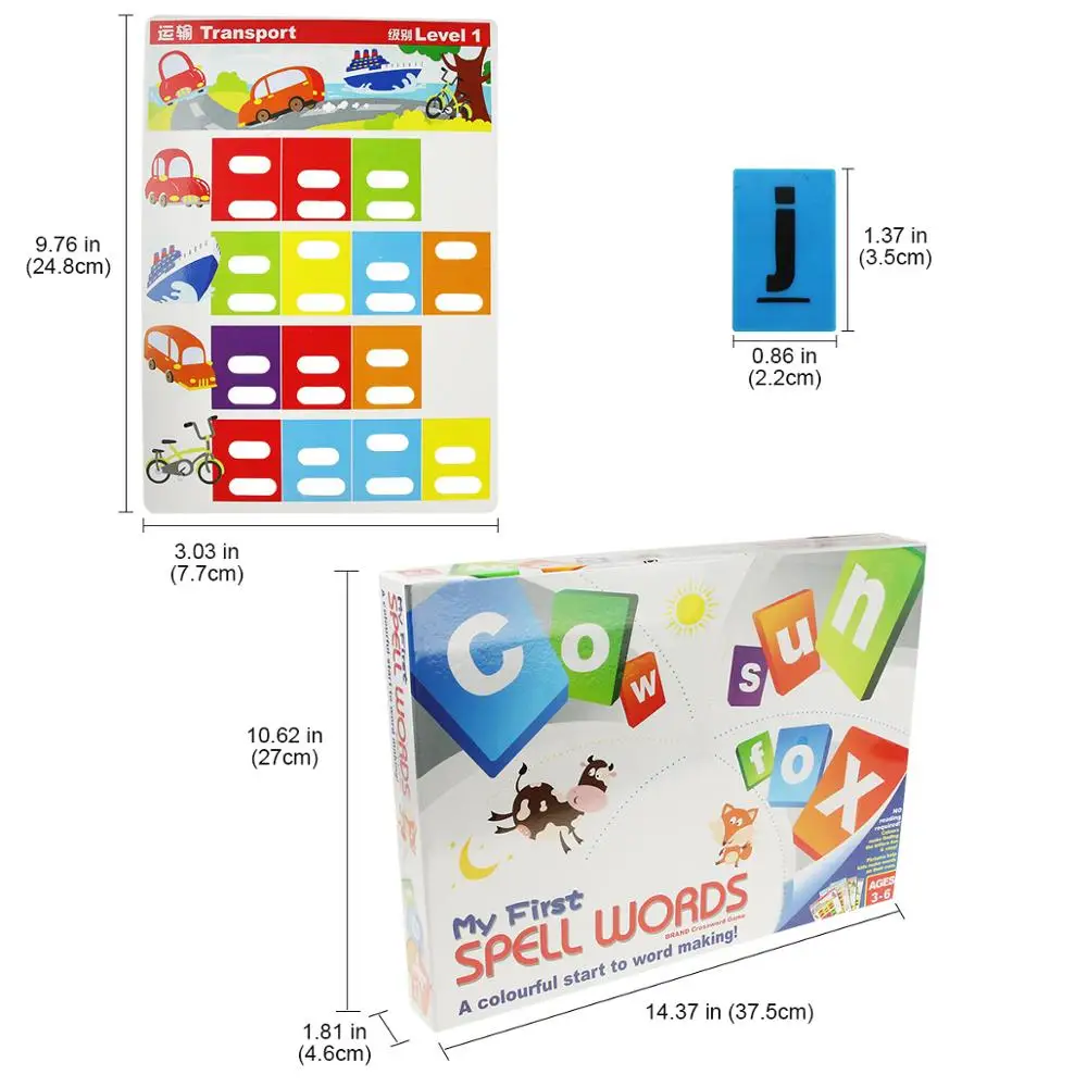 Новое поступление Обучающие английские слова сочетающиеся буквы английское