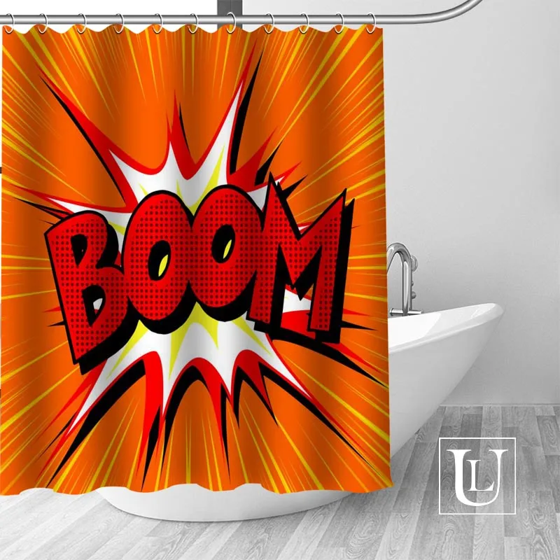 Водонепроницаемая занавеска для ванной из полиэстера 1 шт.|Шторы душа| |