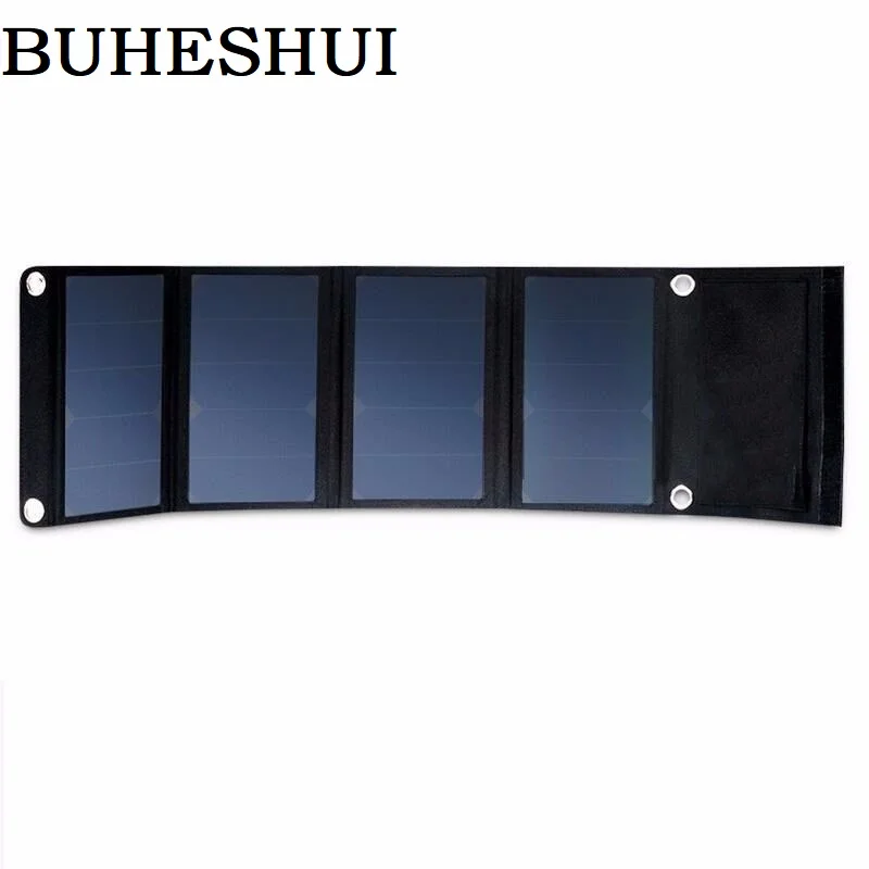 Складная солнечная панель BUHESHUI 28 Вт/22 Вт портативное зарядное устройство с
